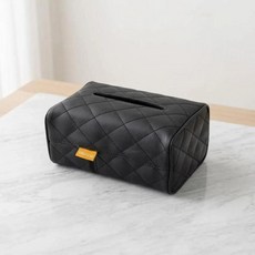 가죽 차량 햇빛 가리개 정리함 대형 티슈 케이스 홀더 뒷좌석 자동차 내부 수납함, 1. Black, 1개