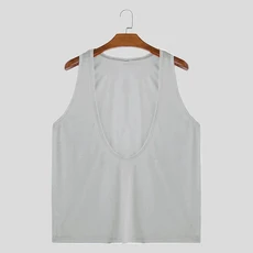 2025 여름 남성 V넥 민소매 셔츠 가볍고 통기성 좋은 운동 탱크탑 (헬스 러닝 운동용)