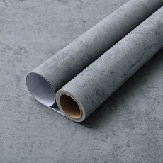 붙이는 가구시트지 템바보드 DIY 내장재 주방시트지 벽 패널 인테리어 시트지 접착식 경량 코팅 판자 셀프 시공 방염 폼블럭 PVC 자체 접착 미끄럼 방지 바닥 스티커 회색 방수 벽, Fu Gu, 1개
