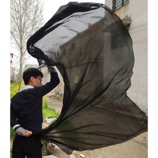솔리드 밸리 댄스 실크 베일 댄서 무대 공연 쇼 소품 핸드 스로우 스카프 목도리 라이트 찬양 교회 성인 2.5m x 1.14m 5mm