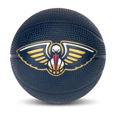 Franklin Sports NBA 올랜도 매직 미니 폼 농구공 - 아동용 14cm(5.5인치) 장난감 오버 더 도어 + 실내 후프 팬숍 소프트 공102684, 뉴올리언스 펠리컨스