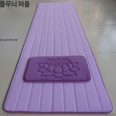 절방석 명상 에스닉 대형 두꺼운 원형 캠핑, P_줄무늬 퍼플