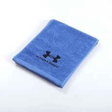 運動毛巾 純棉吸汗速乾毛巾 健身房男女適用 籃球遊泳瑜伽跑步, 藍色,20X100CM, 1個