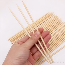 비리본 대나무 과일꼬지 산적용꼬치 오뎅 핫바꽂이 긴이쑤시개, 100P, 100개입, 1세트