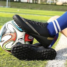 남성 풋살화 축구화 발편한 가벼운 발목보호, 275, 블렉