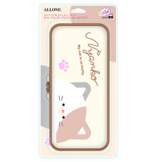 ALLONE Switch專用 EVA 彩色收納包 UNIPO Q-LiA 手系列 三色斑點貓, 1個, 象牙白, ALG-NSUQLOM