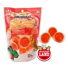 디어미닝 앵무새 소형새 사과 채소 젤리 간식, 6개, 16g