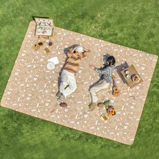 네이처하이크 해피 방수 피크닉 매트, 다크브라운