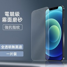 全透明高清藍光滿版玻璃保護貼 康寧膜-磨砂(不沾指紋), 康寧膜-磨砂(不沾指紋),16Promax=17Promax, 1個