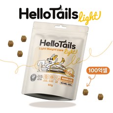 (소비기한 임박 특가) 수의학 박사가 만든 특허 강아지유산균 60일분 츄잉형 영양제 비만 당뇨 개선 GLP-1 생성 헬로테일즈 라이트, 60g, 1개, 다이어트(체중감소)