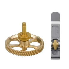 Bambu A1A1mini 클로 기어용 올메탈 익스트루더 키트 RNC 나노 코팅 경화강 헬리컬 내마모성, 01 Upgrade Gear Kit