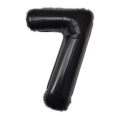 이벤트홀릭 초대형 숫자풍선 40인치 100cm, 1개, 블랙 7