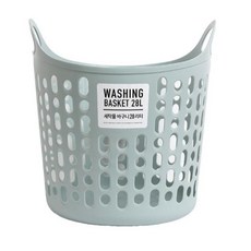 세탁물 바구니 28L 민트 샤바스, 상세페이지 참조