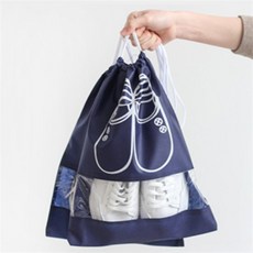 다모아 여행용 신발 주머니 골프운동신발주머니, 네이비