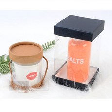 투명 작은 선물포장 고급 기프트박스 상자 답례품 투명창 선물케이스, 색상-사이즈, 원형 8x9.5cm 브라운