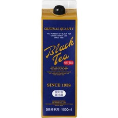 지에스푸드 블랙티 저감미 타입 대용량팩 5배 희석용 1000ml, 1.0리터 (x1), 1L