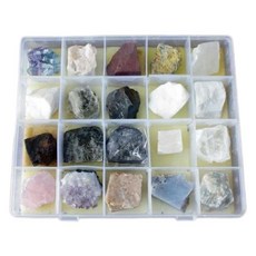 광물 관찰키트 과학수업 무기질고체 20종 과학암석세트 기초과학 암석, 1세트