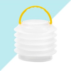 리빙캔버스 접이식 수채화 미니 물통, 1개