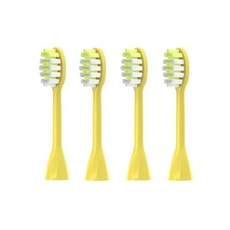 필 원 시리즈용 교체 칫솔 헤드 구강 관리 ips HY1100/HY1200 전동 칫솔 헤드 팩당 4 개, 04 4pcs yellow, 한개옵션1