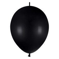 조이텍스 링커풍선 30.5cm 일반 블랙 50입 / 전문가용 링커룬 꼬리풍선, 1개