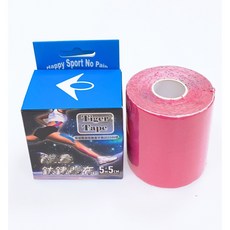 Tiger Tape 運動能量貼布 7.5cm x 500cm (1入裝) - 奈米鈦寶台灣現貨, 1個, 桃紅色