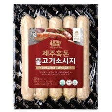 제주흑돈불고기소시지250g-3팩, 250g