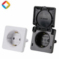 빌트인콘센트 가구 판넬 책상 식탁 테이블 매립 콘센트 1구, [01]  빌트인 콘센트 1구 화이트, 1개