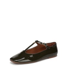 Franco Sarto 여성용 Marylee 메리 제인 플랫 다크 그린 페이턴트 인조 가죽 6