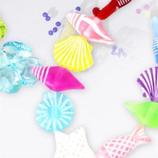 더가몽 비즈공예 비즈 15mm 악세사리만들기, 크로바