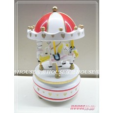 House傢飾 旋轉木馬音樂鈴 E款 天空之城音樂