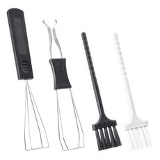 Quacc 키캡 리무버 도구 세트 스테인리스 스틸 풀러 2개 기계식 키보드용 키보드 브러시 2개 포함 247722 8706351763, Quacc 키캡 리무버 도구 세트, 스테인리스 스틸 풀