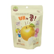 뽀로로 과일이쿵 유기농 과자 과일쿵 어린이 간식 과자 배가쿵, 1개, 15g