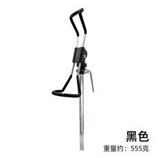 【釣魚名人】不銹鋼噴素 海手兩用炮臺支架 岸拋船釣海釣溪釣磯釣路亞釣具, 黑色支架