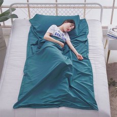 여행용 캠핑 침낭라이너(115x210cm) (블루), 상품선택, 1개