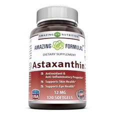 Amazing Nutrition 蝦紅素軟膠囊 12mg, 120顆, 1罐