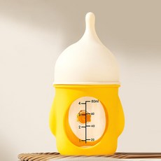 반려동물 젖병 강아지와 새끼 고양이를 위해 특별히 설계되었으며 생후 0~3개월의 반려동물에게 적합합니다. 조산아용 젖병 누수 방지 젖병, 1개, Yellow