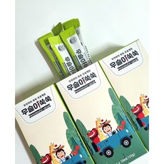 어린이 키즈 홍삼 스틱 우슬이쑥쑥 초등학생 청소년 유아 영양제, 10개, 12g