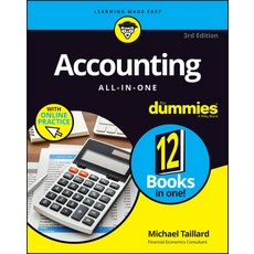 (영문도서) Accounting All-In-One for Dummies (+ Videos and Quizzes Online) Paperback, English, 9781119897668