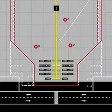 모형활주로 도면 매트 격납고 주차 공항 조립 시뮬, A. 1400 주차 공간1