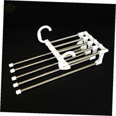 의류 수납 다단 걸이 공간 절약 옷장 정리 슬림 디자인 하의 보관 클로젯 정돈, 1개, 상세페이지 참조