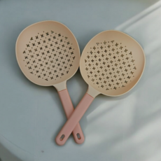 제리애 똑순이 주방용 채망 뜰망 채반 뜰채 콜렌더 실리콘 손잡 면건지기 면건지개, 1개