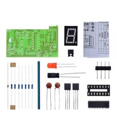 DIY LED PCB 디지털 디스플레이 로직 펜 전자 키트 하이 및 로우 레벨 테스트 회로 납땜 연습 보드