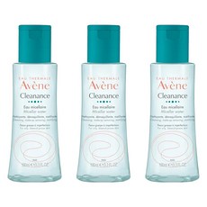 Avene 아벤느 클리낭스 매티파잉 미셀라 워터 클렌징워터 100ml 3개