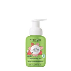 ATTITUDE艾特優 兒童泡沫洗手乳 295ml，天然植萃配方，溫和潔淨，寶貝安心使用, 1個, 西瓜&椰香, 西瓜&椰香, 295ml