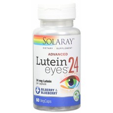 SOLARAY 葉黃素素食膠囊 24mg, 1罐, 2.4盎司