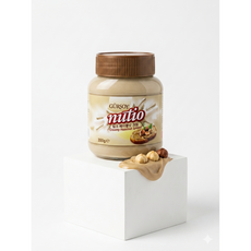 뉴티오 밀크 헤이즐넛 스프레드 350g 튀르키예 수입 헤이즐넛 크림 Nutio Milk Hazelnut Spread 350g | Imported from Turkiye, 1개