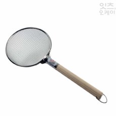2NDOK 스텐레스 원목 뜰채 5호 AB 220 붕어뜰채