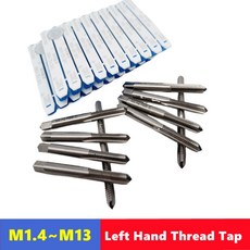 1pcs W6542 HSS 왼손 직선 홈 탭 M1 M13 공작 기계 및 내부 나사 태핑 용 수리 도구, Left hand, M7x0.75