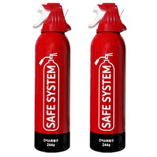 세이프시스템 차량용 소화기 스프레이형 강화액 주방용 캠핑용 KFI 국가검증, 2개