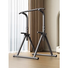 턱걸이 철봉 접이식 홈트 실내 평행봉 풀업바 헬스, 업그레이드형 보호 매트 650kg